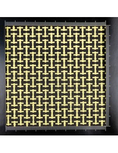 Rohož ze skelných vláken - vzor aramid - uhlík. - CF 702...